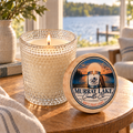 Murray Lake Candle Co.| 10oz. Textured Glass Candle| Ain't That Cozy
