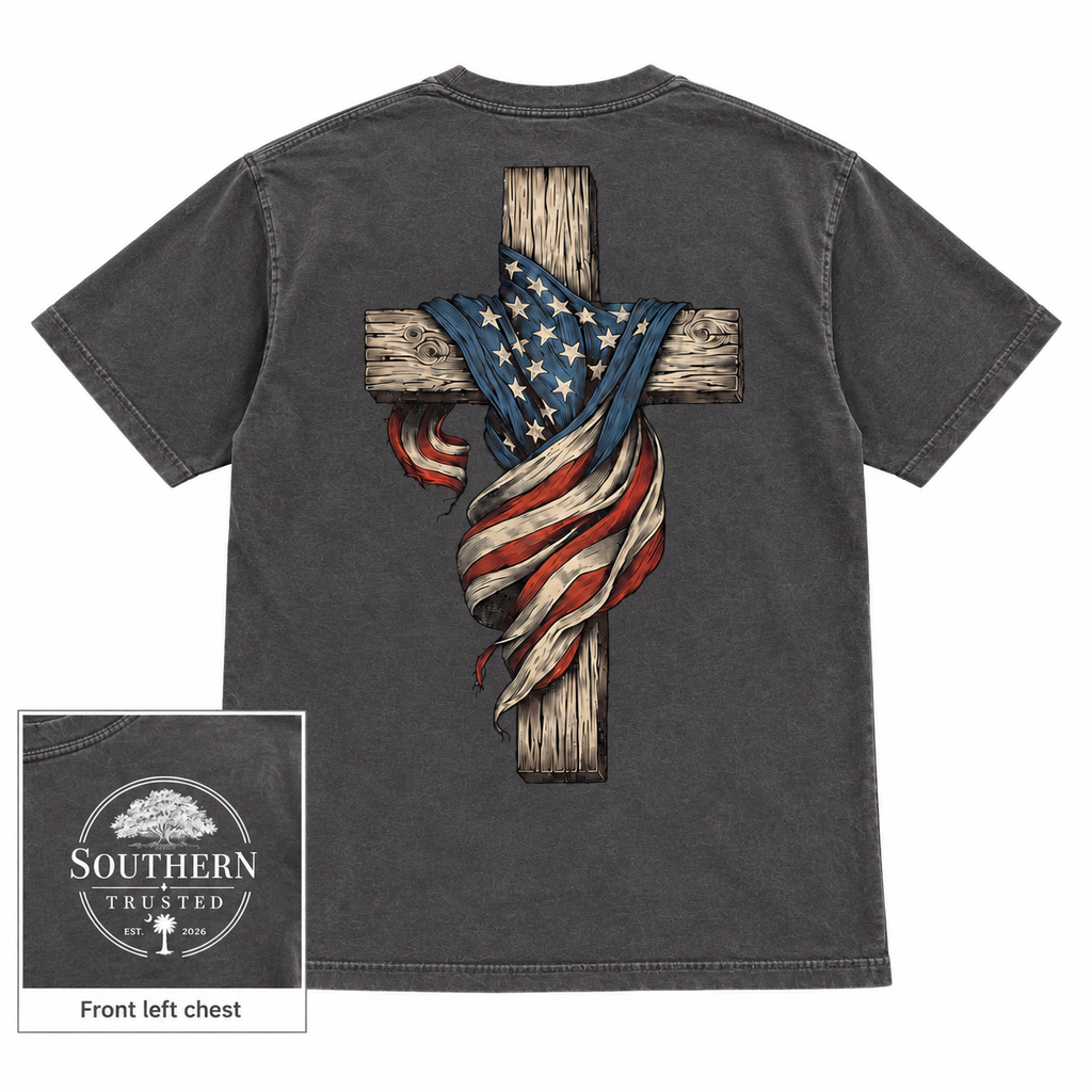 Southern Trusted Trusted Cross Tee- Comfort Colors
