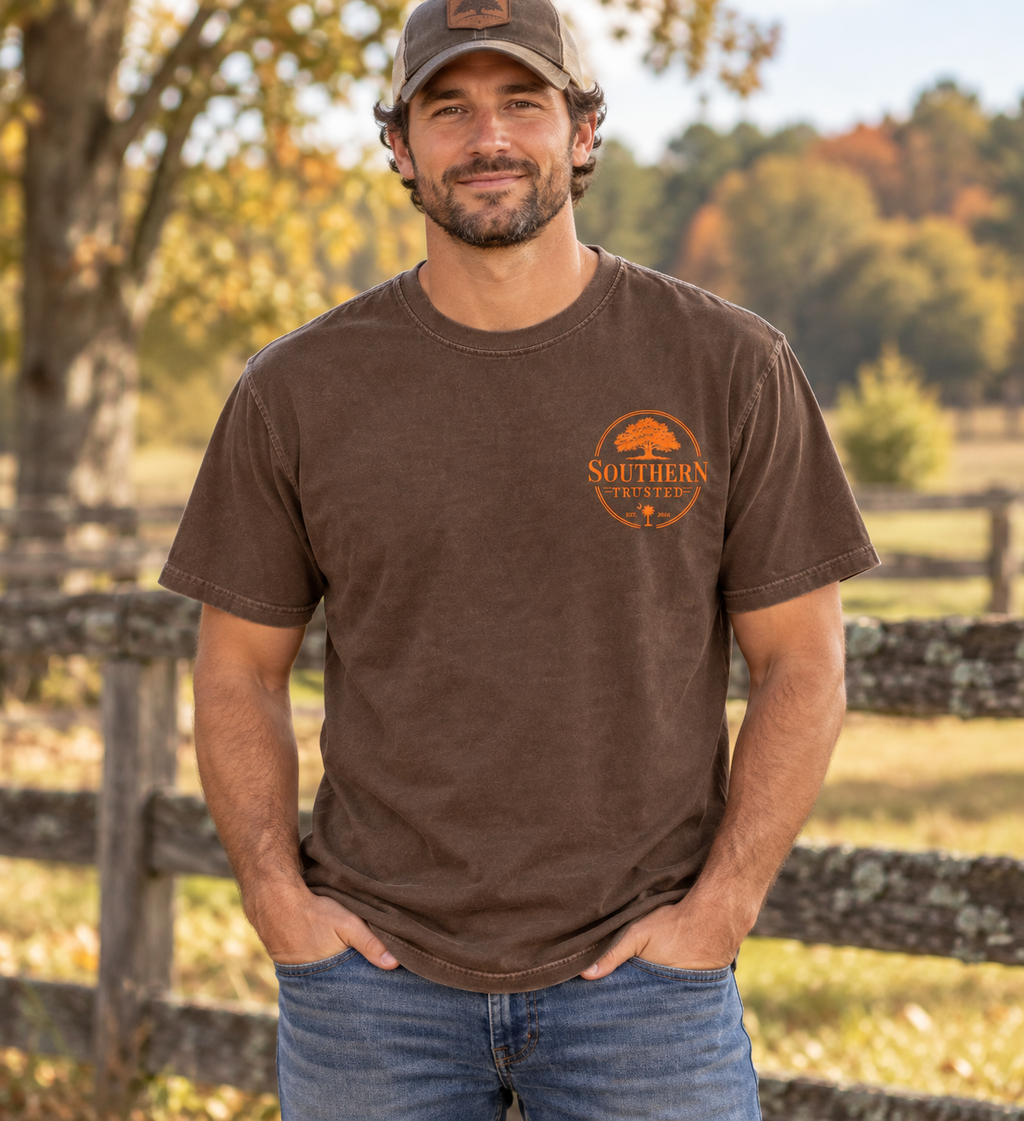 Southern Trusted Pumpkin Patch Tee- Comfort Colors